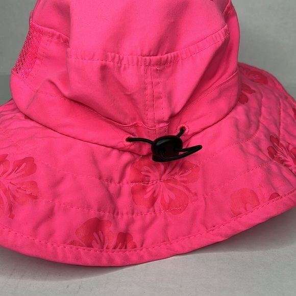 Sun Protection Zone Kids UPF 50+ Hawaiian Pink Safari Sun Hat UV Sun Lightweight - Picture 4 of 12